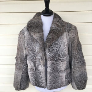 Grey Fur Jacket
